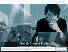 Tablet Screenshot of manuelponte.com